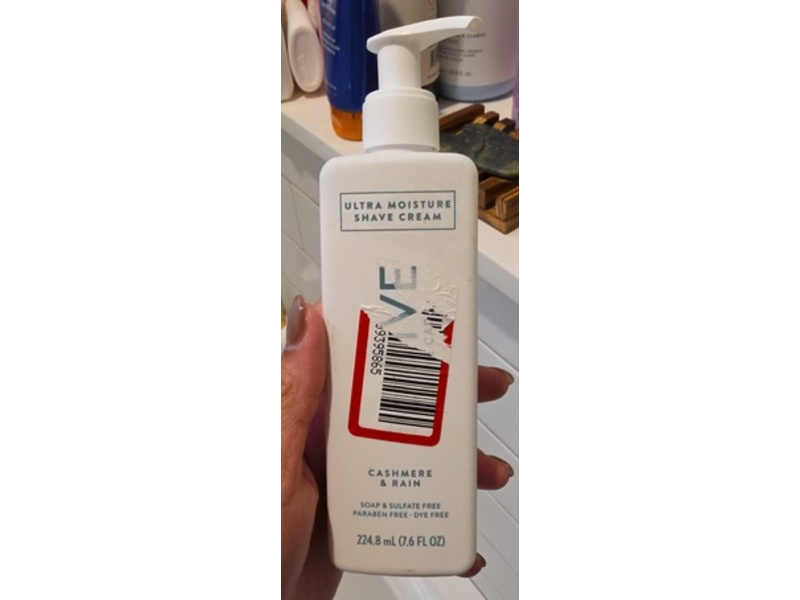 Native Ultra Moisture Shave Cream, Cashmere & Rain, 7.6 fl oz/224.8 mL
