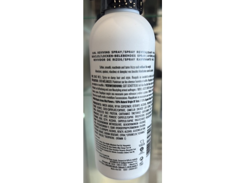 Intelligent Nutrients I-N Intelli-Sense- Bell Curve Curl Reviving Spray, 5 fl oz/150 mL