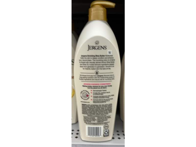 Jergens Enriching Shea Butter Moisturizer, 28.2 fl oz​/833 mL