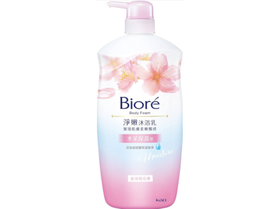 Kao Biore Body Foam, Cherry Blossom, 1000 g