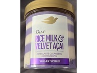 Dove Sugar Scrub, Rice Milk & Velvet Acai, 15 oz - thumbnail 2