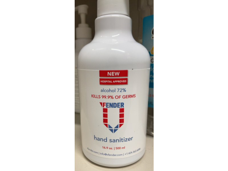 Fender Hand Sanitizer, 16.9 oz/500 mL