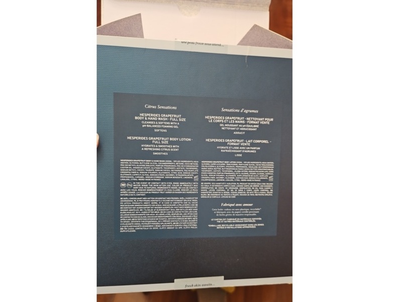 Fresh Hesperides Grapefruit Body & Hand Wash + Body Lotion, 10 fl oz/300 mL