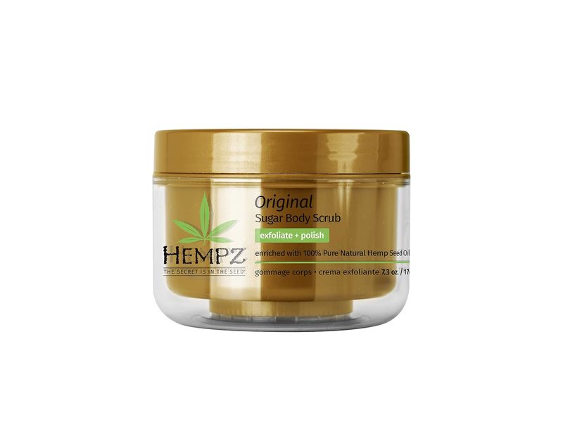 Hempz Exfoliate + Polish Sugar Body Scrub, Original, 7.3 oz/176 g