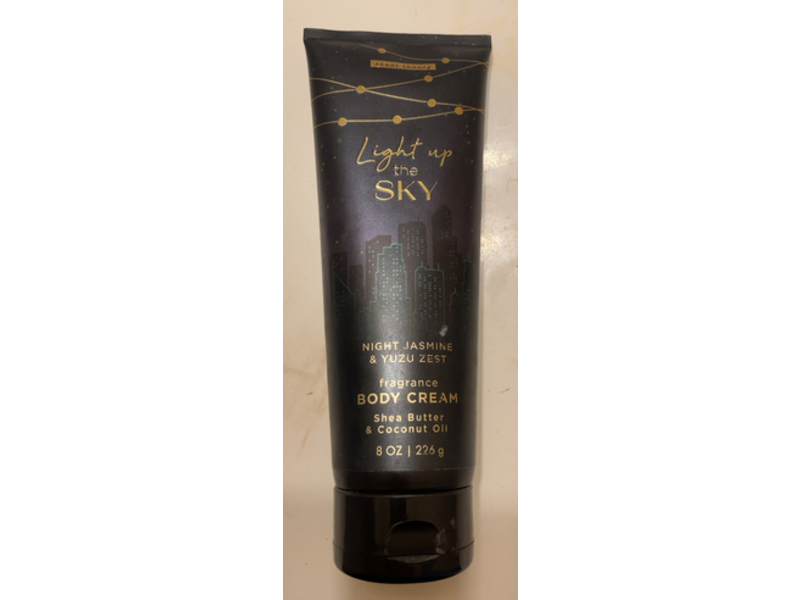 Scent Theory Light Up The Sky Night Jasmine & Yuzu Zest Body Cream, Shea Butter & Coconut Oil, 8 oz/226 g