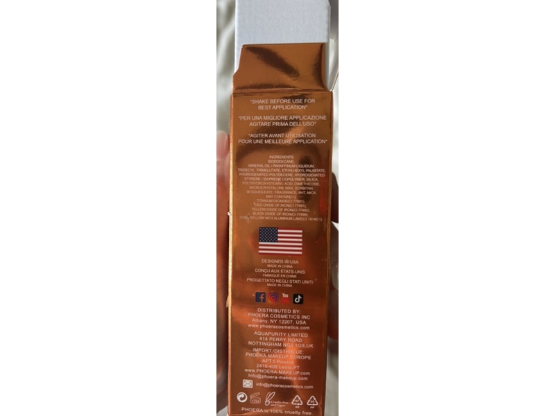 Phoera Body Illuminizer, 103 Glistening Bronze, 1.0 fl oz/30 mL