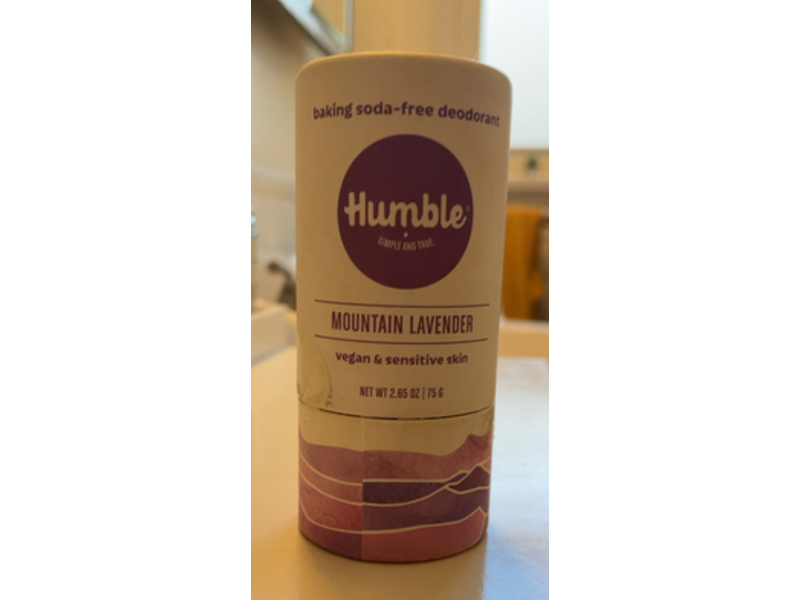 Humble Sensitive Skin Deodorant, Mountain Lavender, 2.65 oz/75 g