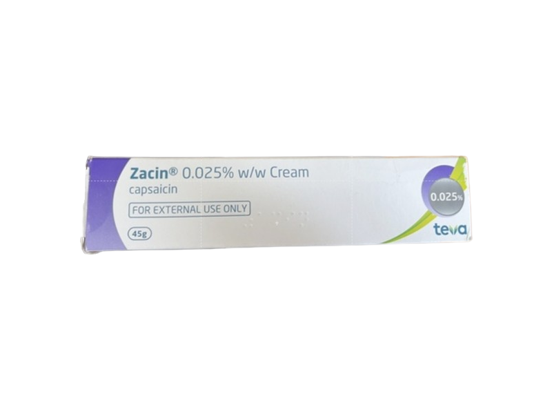 Teva Zacin Capsaicin Cream, 45 g