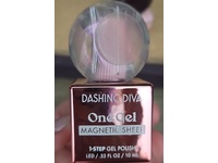 Dashing Diva One Gel Magnetic Sheer 1-Step Gel Polish, Iridescent Topper, 0.33 fl oz/10 mL - thumbnail 2