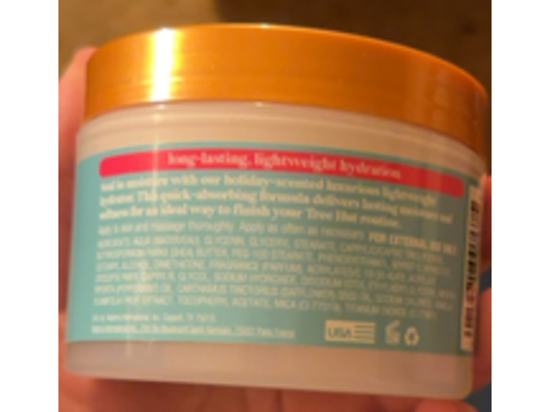 Tree Hut Whipped Shea Body Butter, Candy Cane, 8.4 oz/240 g