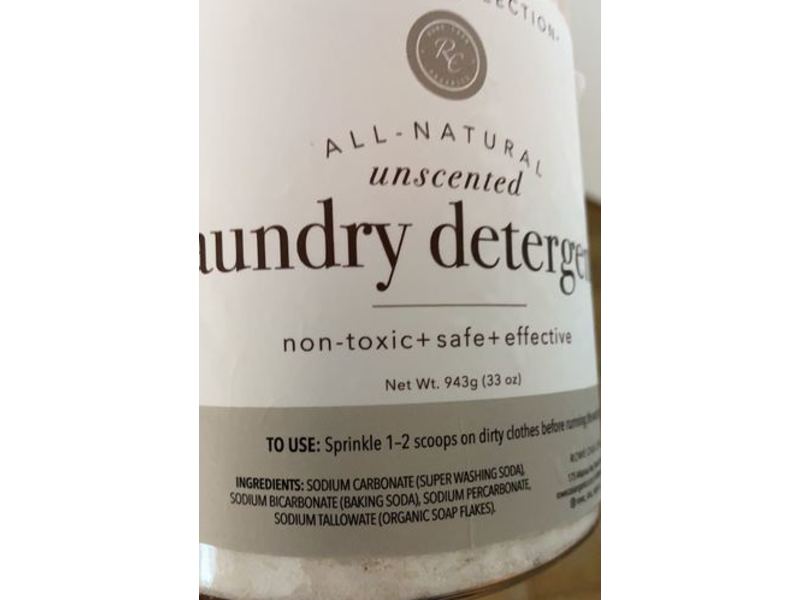 Rowe Casa Laundary Detergent, All Natural, 33 oz/943 g