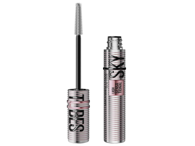 Maybelline New York Lash Sensational Sky Tubes Tubing Mascara, Very Black, 0.23 oz/7 mL
