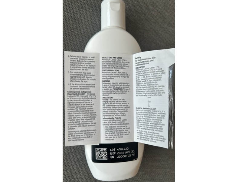 Ammonium Lactate Lotion 12%, 225 g, Padagis (Rx)