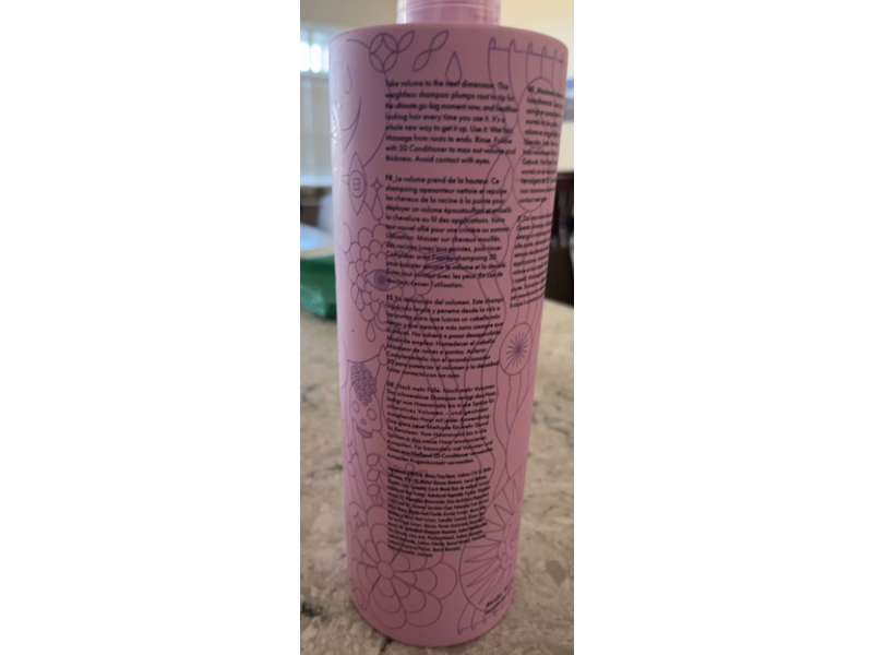 Amika Volume & Thickening Shampoo, 3D,33.8 fl oz/1 L