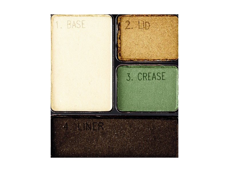 Maybelline New York Expert Wear Eyeshadow Quads, Emerald Smokes, 0.17 oz/4.8 g