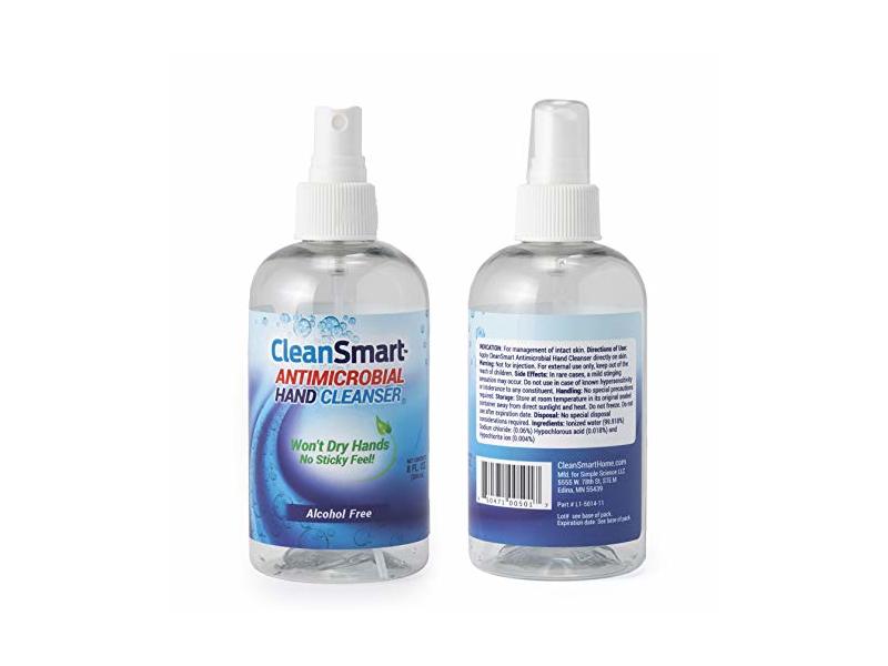 CleanSmart Antimicrobial Skin & Hand Cleanser, 8 oz, Pack Of 2