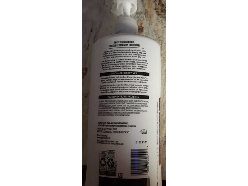 Pantene Advanced Care 5 In 1 Shampoo, Pro-V, 38.2 fl oz/1.13 L