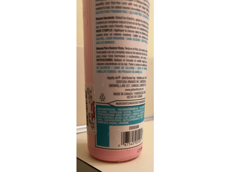 Dippity Do Girls With Curls Boosting Mousse, 6.7 fl oz/200 mL