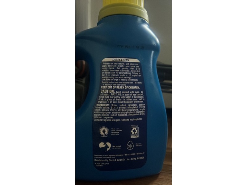 Xtra Plus Fresh Boost Laundry Detergent, Sparkling Fresh, 36 Loads, 56 fl oz/1.55 L