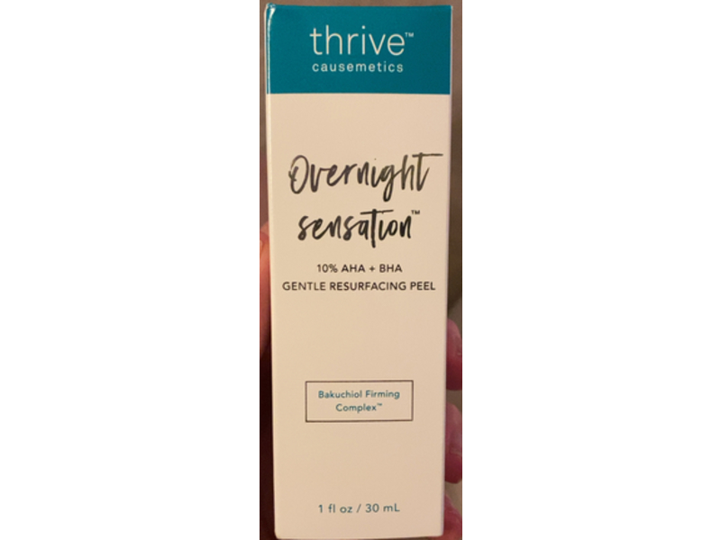 Thrive Overnight Sensation Gentle Resurfacing Peel, 1 fl oz/30 mL