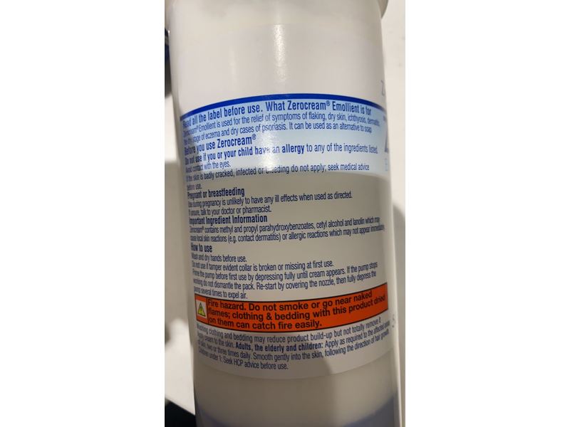 Zeroderma Emollient , 500 g