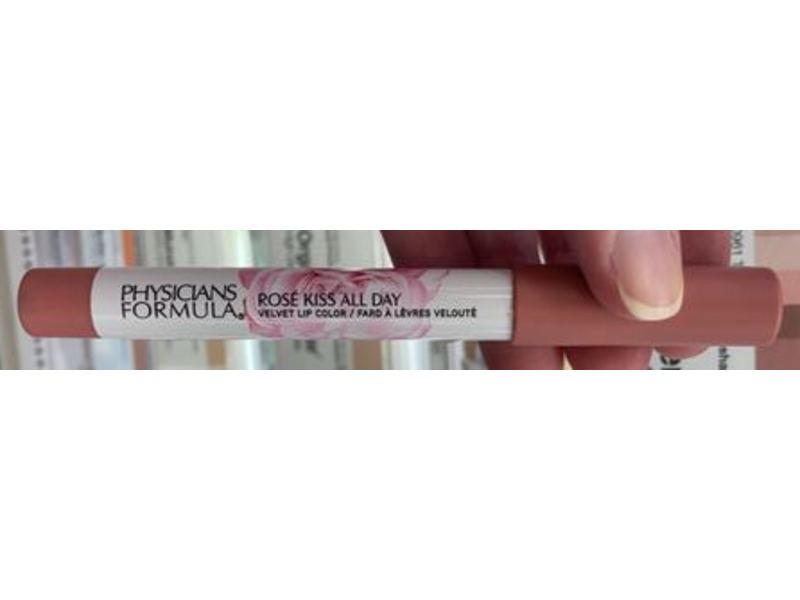 Physicians Formula Rose All Day Velvet Lip Color, Pillow Talk, 0.15 oz/4.3 g