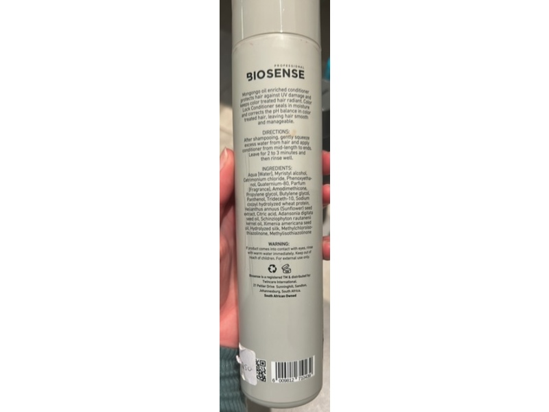 Biosense Color Lock Conditioner, Mongongo Oil, 10.14 fl oz/300 mL