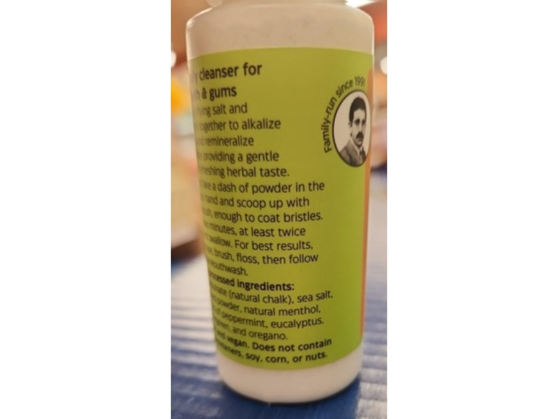 Uncle Harry's Tooth Powder, Original, 2 oz/57 g