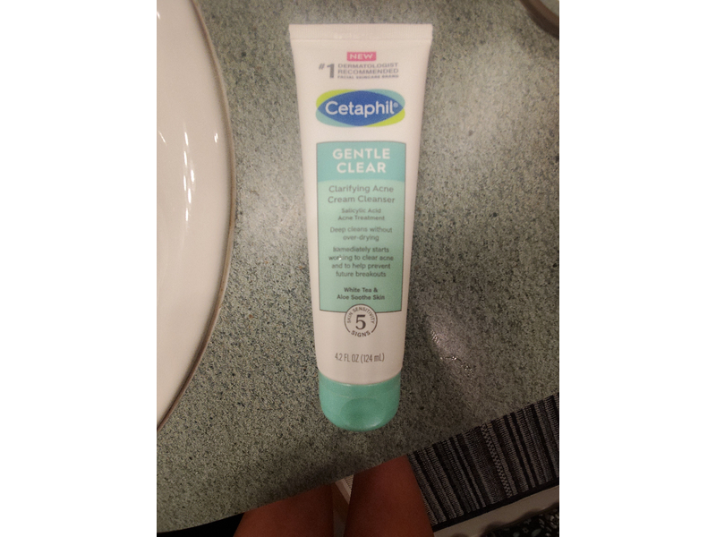 Cetaphil Gentle Clear Clarifying Acne Cream, 4.2 fl oz/124 mL