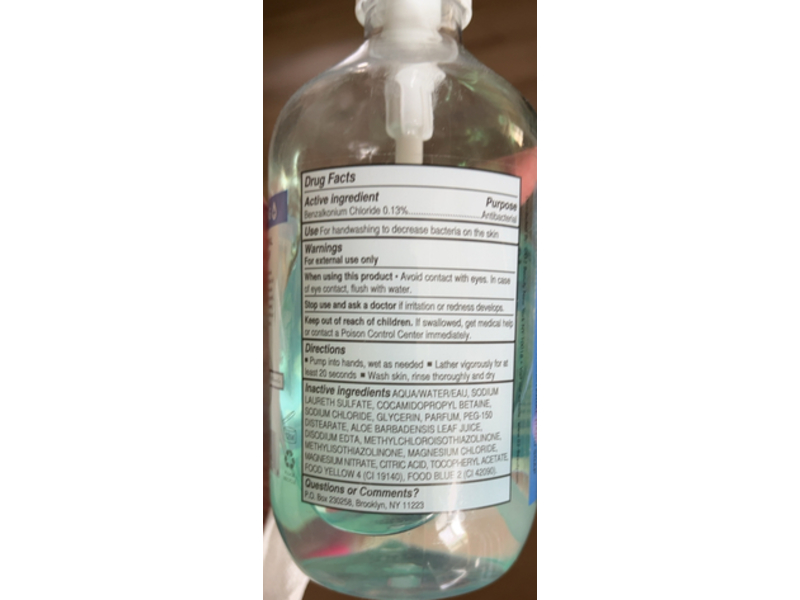 Skin-Aid-Medics Antibacterial Hand Soap, 16.9 fl oz/500 mL