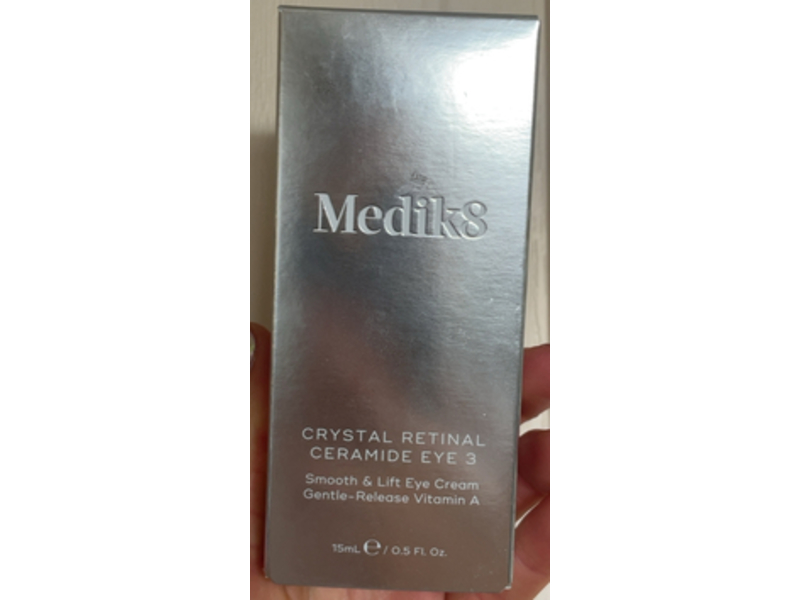 Medik8 Crystal Retinal Ceramide Eye 3 Smooth & Lift Cream, 0.5 fl oz/15 mL