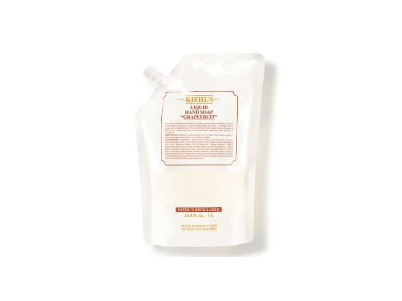 Kiehl's Since 1851 Liquid Hand Soap, Grapefruit, 33.8 fl oz/1 L