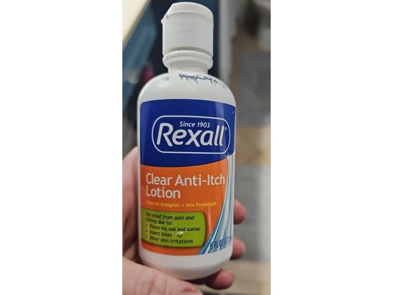 Rexall Skin Protectant Clear Anti-Itch Lotion, 6 fl oz/177 mL