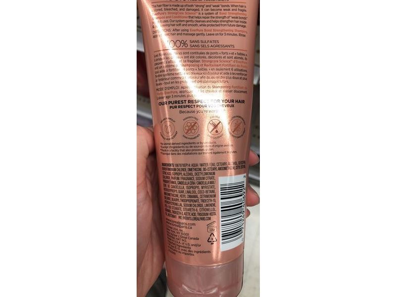 L'Oreal Paris Everpure Bond Strengthening Conditioner, Sulfate-Free, 6.8 fl oz/200 mL