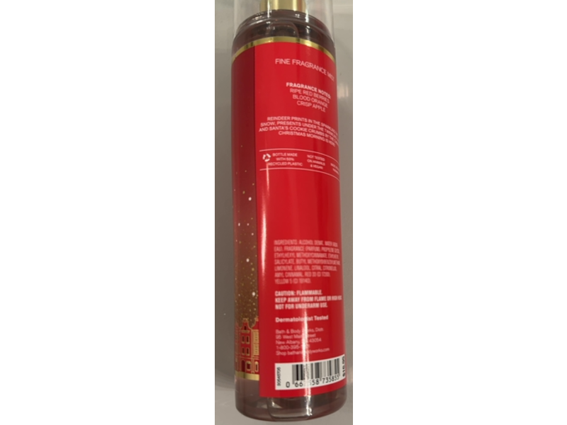 Bath & Body Works Fine Fragrance Mist, Bright Christmas, 8 fl oz/236 mL
