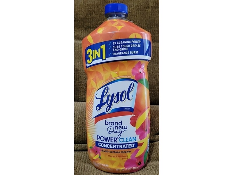 Lysol Multi-Surface Cleaner, Mango & Hibiscus Scent, 48 fl oz/946 mL