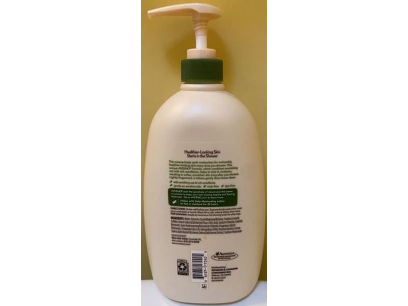 Aveeno Daily Moisturizing Body Wash, Lightly Scented, 33 fl oz/975 mL