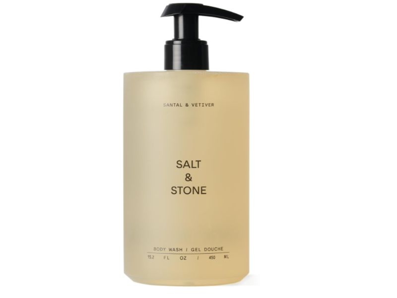 Salt & Stone Gel Body Wash, Santal & Vetiver, 15.2 fl oz/450 mL