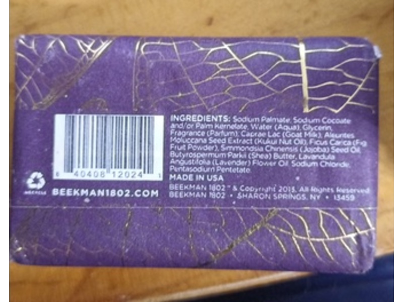 Beekman 1802 Goat Milk Soap, Fig Leaf, 3.5 oz/99 g
