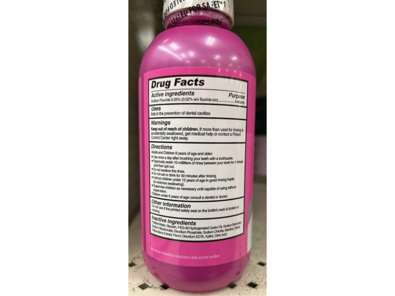 Up & Up Anticavity Oral Rinse, 16 fl oz/473 mL