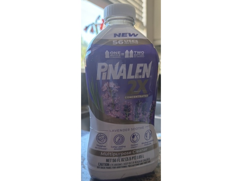 Pinalen 2X Concentrated Multipurpose Cleaner, Lavender Soothe, 56 fl oz/1.65 L