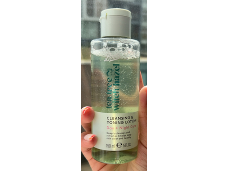 Boots Cleansing & Toning Lotion, Tea Tree & Witch Hazel, 5 fl oz/150 mL