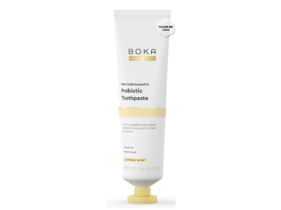 Boka Probiotics Toothpaste, Citrus Mint, 3.4 oz/96 g