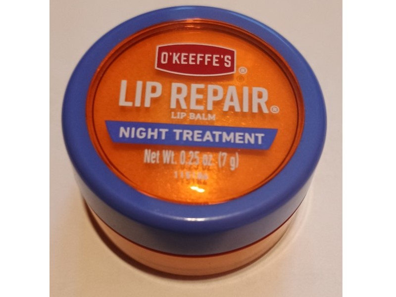 O'Keeffe's Lip Repair Night Treatment Lip Balm, 0.25 oz/7 g, Pack Of 2
