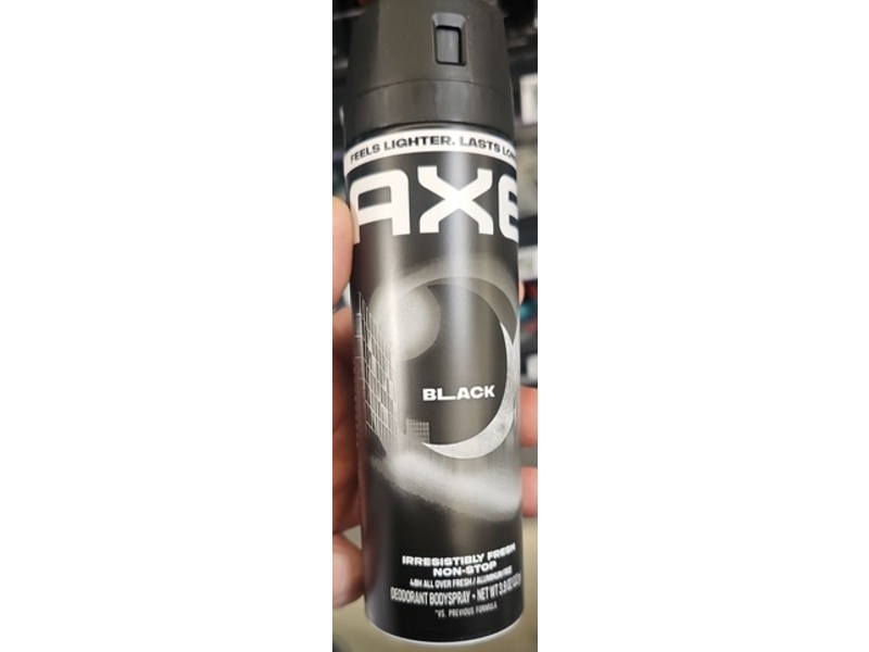 Axe Deodorant Bodyspray, Black, 3.9 oz/112 g