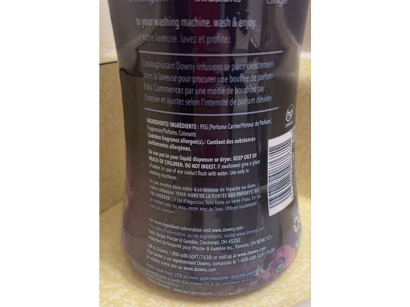 Downy Infusions Calm In-Wash Scent Booster, Lavender & Vanilla Bean, 24 oz/680 g