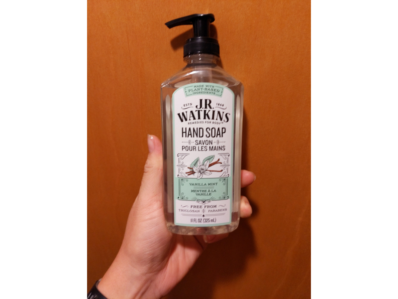 J. R. Watkins Handsoap, Vanila Mint, 11 fl oz/325 mL