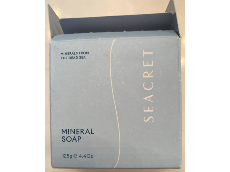 Seacret Mineral Soap, Dead Sea, 4.4 oz/125 g