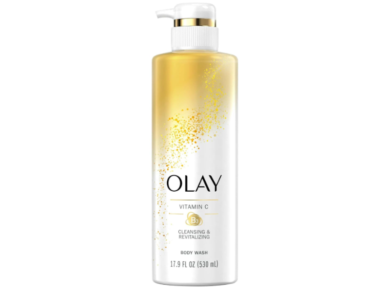 Olay Cleansing & Revitalizing Body Wash, B3 + Vitamin C, 17.9 fl oz/530 mL