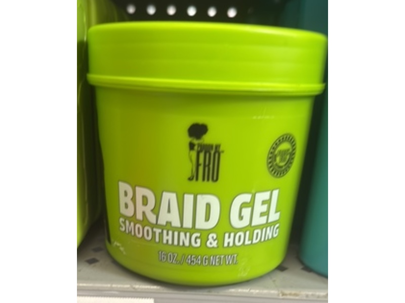Pardon My Fro Smoothing & Holding Braid Gel, 16 oz/454 g